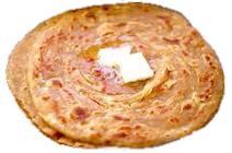 Side dish of delicious, crispy flatbread